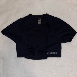 Gymshark Black Crop Top